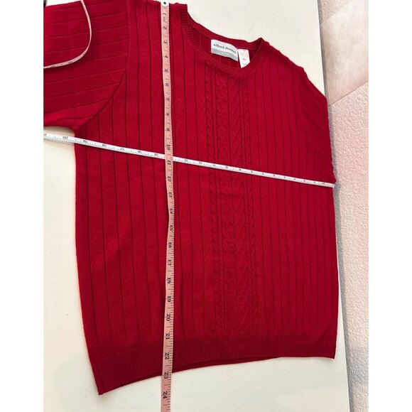Alfred Dunner Red Sweater Petite PXL - Picture 4 of 4